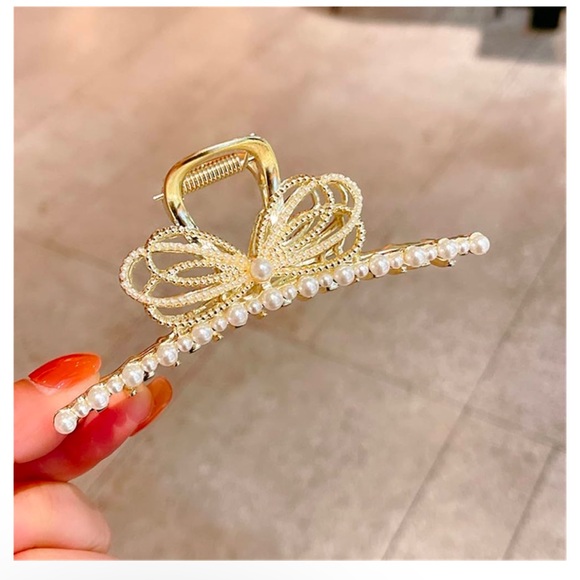 unbranded Jewelry - Styling Accessory Hair Hair Barrette Catch Hair Pearl Fake: Clamp Hair